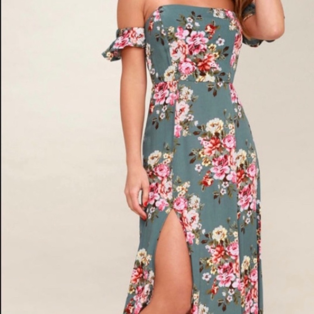 Lulus Off Shoulder Maxi Dress